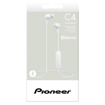 Pioneer C4 Wireless In-Ear Bluetooth Headphones - безжични спортни блутут слушалки с микрофон за мобилни устройства (бял) 4