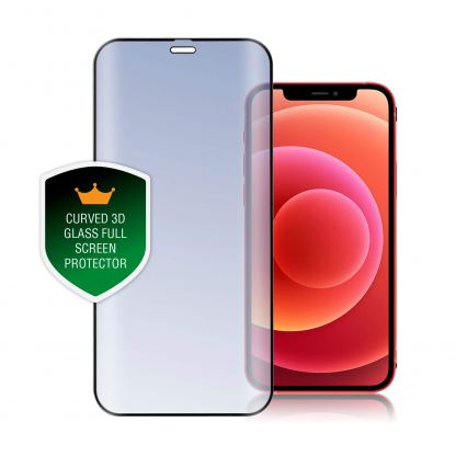 4smarts Second Glass Curved 3D - калено стъклено защитно покритие с извити ръбове за целия дисплея на iPhone 12 mini (черен-прозрачен) 2