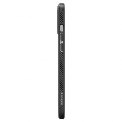 Spigen Liquid Air Case - силиконов (TPU) калъф с висока степен на защита за iPhone 12, iPhone 12 Pro (черен) 5