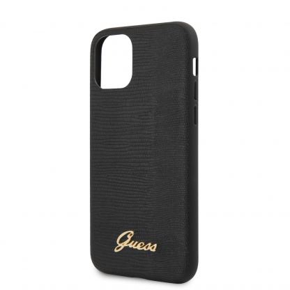 Guess Lizard Case - дизайнерски кейс с висока защита за iPhone 11 Pro (черен) 7