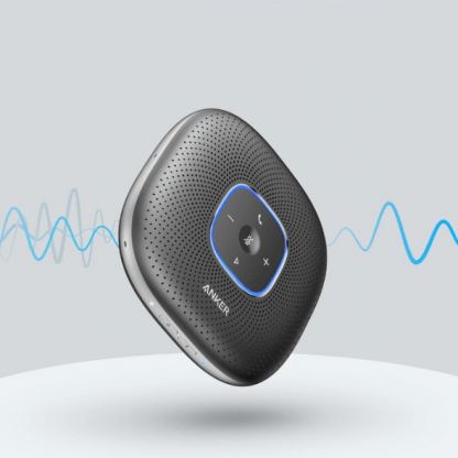 Anker PowerConf Bluetooth Speakerphone - безжичен Bluetooth спийкърфон за мобилни устройства (черен) 6