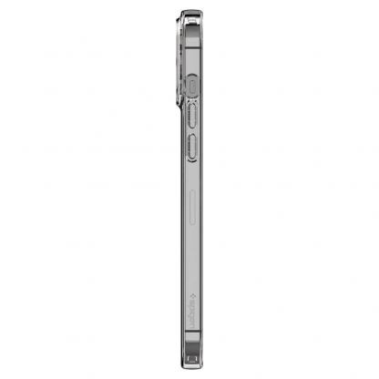 Spigen Liquid Crystal Case - тънък силиконов (TPU) калъф за iPhone 12, iPhone 12 Pro (прозрачен)  7