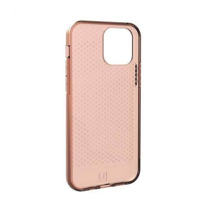 Urban Armor Gear Lucent Case - удароустойчив силиконов калъф за iPhone 12, iPhone 12 Pro (оранжев-прозрачен) 2