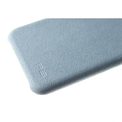 Power Support Ultrasuede Air Jacket - поликарбонатов кейс с микрофибърно покритие за iPhone SE (2020), iPhone 8, iPhone 7 (светлосин) 3