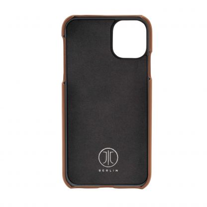JT Berlin BackCase Kreuzberg - кожен кейс (естествена кожа) за iPhone 11 Pro (кафяв) 5