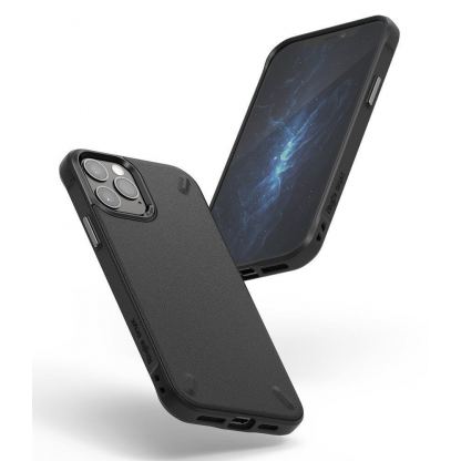 Ringke Onyx Case - силиконов (TPU) калъф за iPhone 12 Pro Max (черен) 4