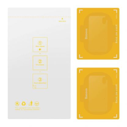 Baseus Lens Tempered Glass Protector - предпазно стъклено покритие за камерата на Huawei P40 Pro (прозрачни) (2 броя) 5