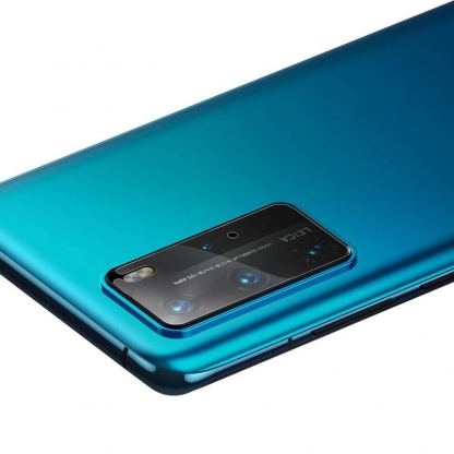 Baseus Lens Tempered Glass Protector - предпазно стъклено покритие за камерата на Huawei P40 Pro (прозрачни) (2 броя) 6