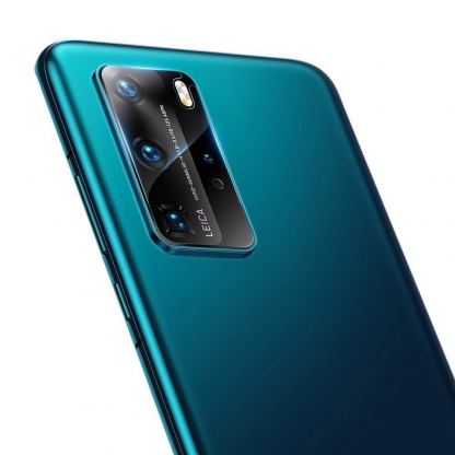 Baseus Lens Tempered Glass Protector - предпазно стъклено покритие за камерата на Huawei P40 Pro (прозрачни) (2 броя) 8