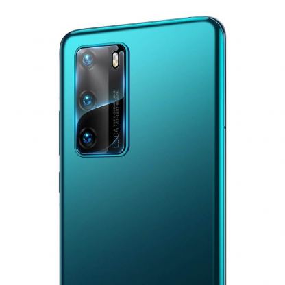 Baseus Lens Tempered Glass Protector - предпазно стъклено покритие за камерата на Huawei P40 (прозрачни) (2 броя) 8