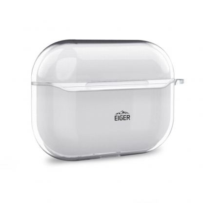 Eiger Glacier AirPods Pro Protective Case - силиконов (TPU) калъф с карабинер за Apple Airpods Pro (прозрачен) 2