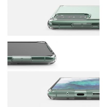 Ringke Fusion Crystal Case - хибриден удароустойчив кейс за Samsung Galaxy S20 FE (прозрачен) 3