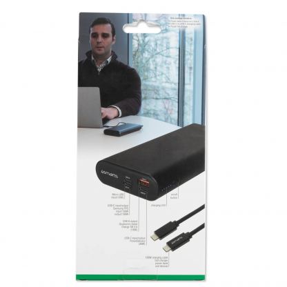 4smarts Power Bank Enterprise 2 20000mAh 130W with Quick Charge and PD - външна батерия с USB-C изход и технологии за бързо зареждане (черен) 8