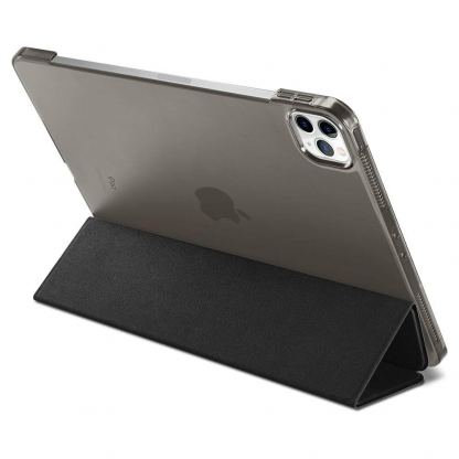 Spigen Case Smart Fold - кожен кейс и поставка за iPad Pro 11 (2020), iPad Pro 11 (2018) (черен) 11