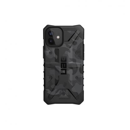 Urban Armor Gear Pathfinder SE Camo Case - удароустойчив хибриден кейс за iPhone 12 Mini (сив камуфлаж) 8