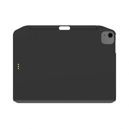 SwitchEasy CoverBuddy Case - поликарбонатов кейс (с отделение за Apple Pencil 2) за iPad Air 4 (2020) (съвместим с Apple Smart Keyboard, Magic Keyboard, Smart Folio) (черен)