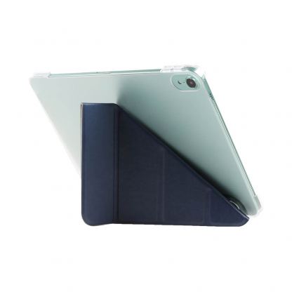 SwitchEasy Origami Case - полиуретанов кейс и поставка за iPad Air 4 (2020) (тъмносин) 3