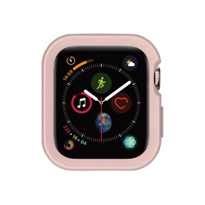 SwitchEasy Colors Case - термополиуретанов удароустойчив кейс за Apple Watch 44mm (розов) 3