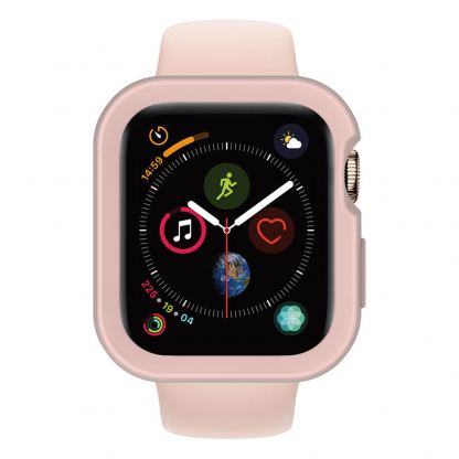 SwitchEasy Colors Case - термополиуретанов удароустойчив кейс за Apple Watch 44mm (розов) 4