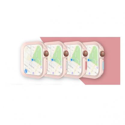 SwitchEasy Colors Case - термополиуретанов удароустойчив кейс за Apple Watch 44mm (розов) 6