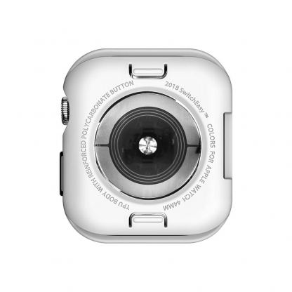 SwitchEasy Colors Case - термополиуретанов удароустойчив кейс за Apple Watch 44mm (бял) 3