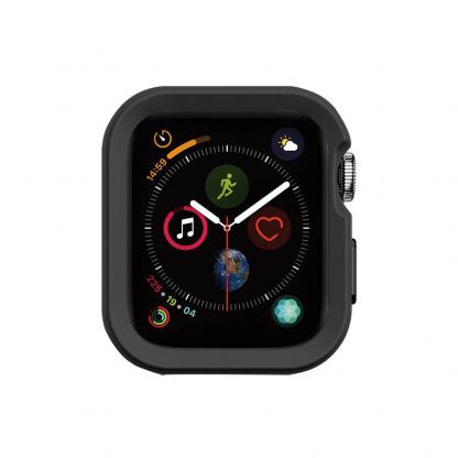 SwitchEasy Colors Case - термополиуретанов удароустойчив кейс за Apple Watch 44mm (черен) 2