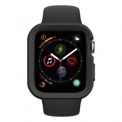 SwitchEasy Colors Case - термополиуретанов удароустойчив кейс за Apple Watch 44mm (черен) 5
