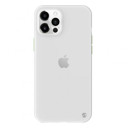 SwitchEasy 0.35 UltraSlim Case - тънък полипропиленов кейс 0.35 мм. за iPhone 12 Pro Max (бял-прозрачен) 5