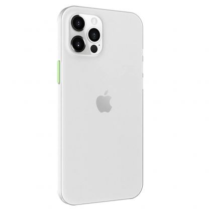 SwitchEasy 0.35 UltraSlim Case - тънък полипропиленов кейс 0.35 мм. за iPhone 12 Pro Max (бял-прозрачен) 6
