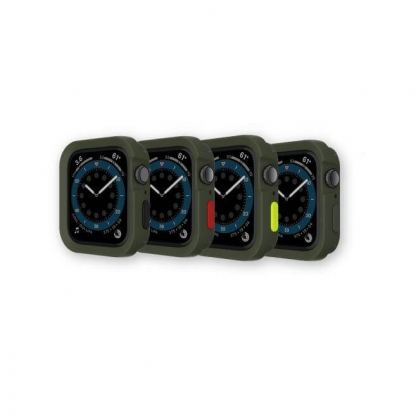 SwitchEasy Colors Case - термополиуретанов удароустойчив кейс за Apple Watch 40mm (тъмнозелен) 2