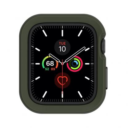 SwitchEasy Colors Case - термополиуретанов удароустойчив кейс за Apple Watch 40mm (тъмнозелен) 4