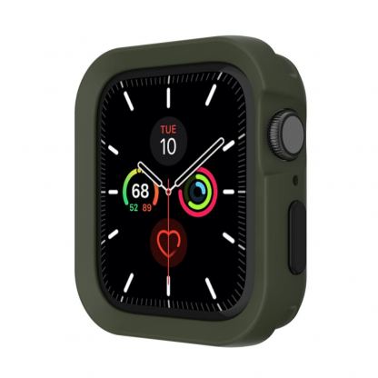SwitchEasy Colors Case - термополиуретанов удароустойчив кейс за Apple Watch 40mm (тъмнозелен) 5
