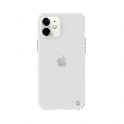 SwitchEasy 0.35 UltraSlim Case - тънък полипропиленов кейс 0.35 мм. за iPhone 12 mini (бял-прозрачен) 2