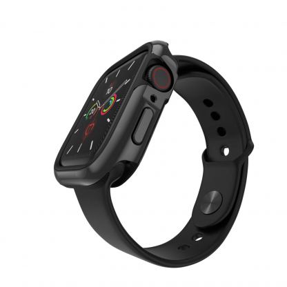 SwitchEasy Odyssey Case - удароустойчив хибриден кейс за Apple Watch 44mm (тъмносив) 6