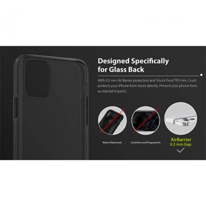 SwitchEasy Crush Case - удароустойчив хибриден кейс за iPhone 12 mini (прозрачен)  4