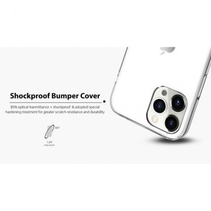 SwitchEasy Crush Case - удароустойчив хибриден кейс за iPhone 12 mini (прозрачен)  6