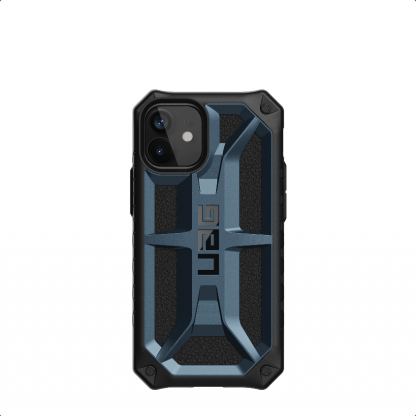 Urban Armor Gear Monarch Case - удароустойчив хибриден кейс за iPhone 12 Mini (син) 2