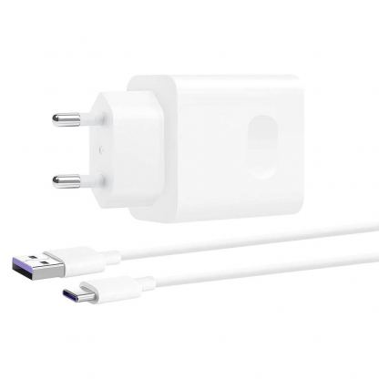 Huawei SuperCharge Wall Charger CP404 22.5W SE - захранване за ел. мрежа с USB изход и USB-C кабел (бял) 4