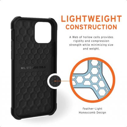 Urban Armor Gear Metropolis LT Supple Italian Leather (LTHR) - удароустойчив хибриден (естествена кожа и TPU) кейс за iPhone 12 Mini (кафяв) 5