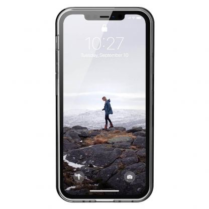 Urban Armor Gear Lucent Case - удароустойчив силиконов калъф за iPhone 12 Mini (прозрачен) 4
