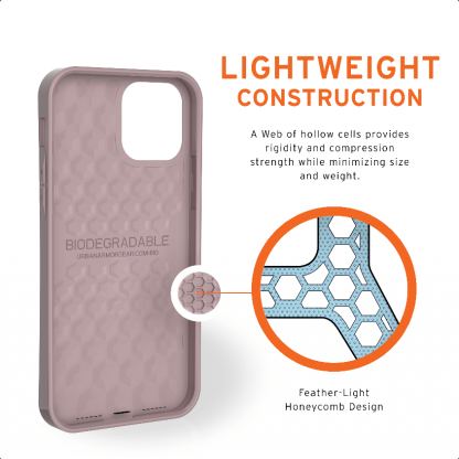 Urban Armor Gear Biodegradable Outback Case - удароустойчив рециклируем кейс за iPhone 12, iPhone 12 Pro (лилав) 9
