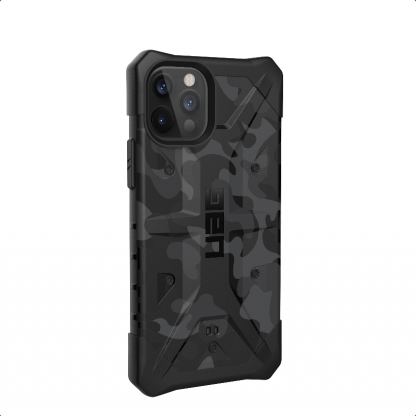 Urban Armor Gear Pathfinder SE Camo Case - удароустойчив хибриден кейс за iPhone 12 Pro Max (сив камуфлаж) 4