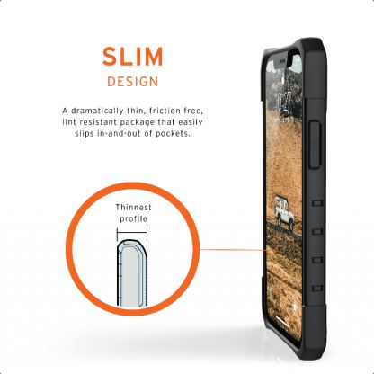 Urban Armor Gear Pathfinder SE Camo Case - удароустойчив хибриден кейс за iPhone 12 Pro Max (сив камуфлаж) 6