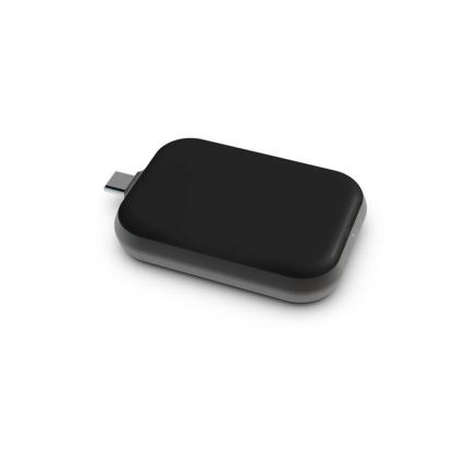 Zens USB-C Wireless Charging Adapter - USB-C док за безжично зареждане на Qi съвместими устройства, Apple Airpods Pro и Airpods 2 Wireless Charging Case (черен) 2