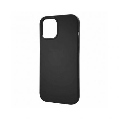 Tactical Velvet Smoothie Cover - силиконов калъф за iPhone 12, iPhone 12 Pro (черен) 3