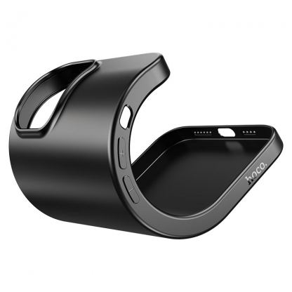 Hoco Fascination Series TPU Protective Case - силиконов (TPU) калъф за iPhone 12, iPhone 12 Pro (черен)  4
