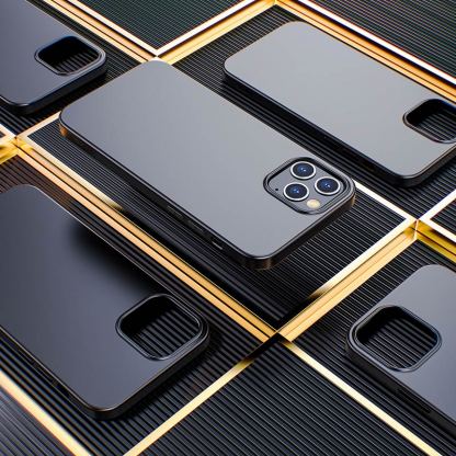Hoco Fascination Series TPU Protective Case - силиконов (TPU) калъф за iPhone 12, iPhone 12 Pro (черен)  7