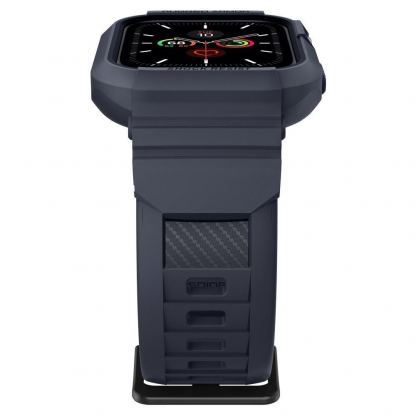 Spigen Rugged Armor Case Pro - удароустойчив TPU кейс за Apple Watch 44mm (тъмносив) 6