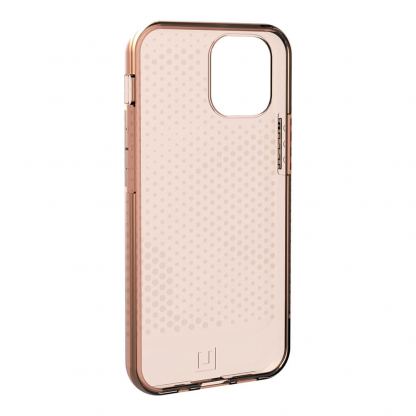 Urban Armor Gear Lucent Case - удароустойчив силиконов калъф за iPhone 12 mini (оранжев) 5