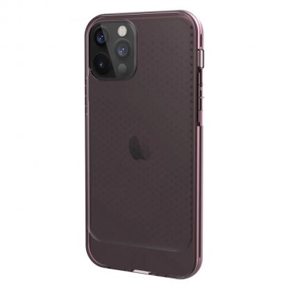 Urban Armor Gear Lucent Case - удароустойчив силиконов калъф за iPhone 12, iPhone 12 Pro (розов-прозрачен) 3